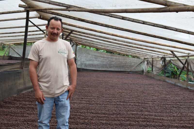 Alexander Vargas von der Finca La Piragua in Kolumbien